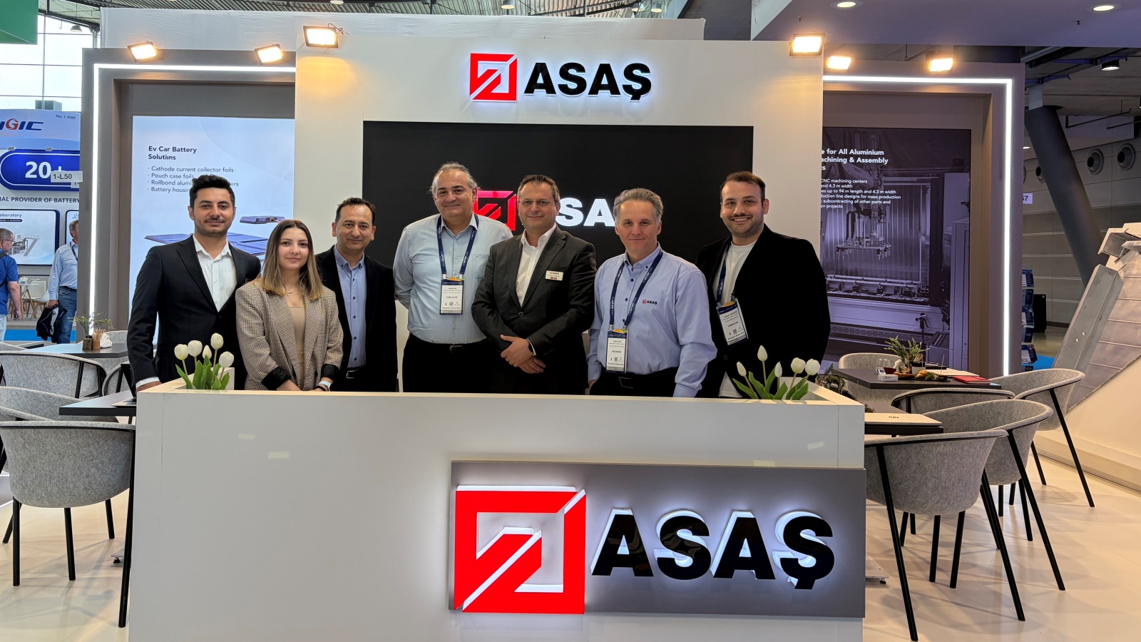 ASAŞ, The Battery Show Europe'da batarya teknolojilerine yönelik çözümlerini sergiledi