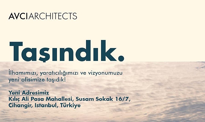 Avcı Architects Yeni Adresinde Avcı Architects Yeni Adresinde
