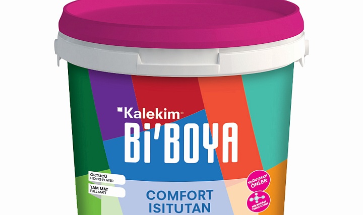 Bi'Boya'dan İç Cephe Boyası; Comfort Isıtutan Bi'Boya'dan İç Cephe Boyası; Comfort Isıtutan