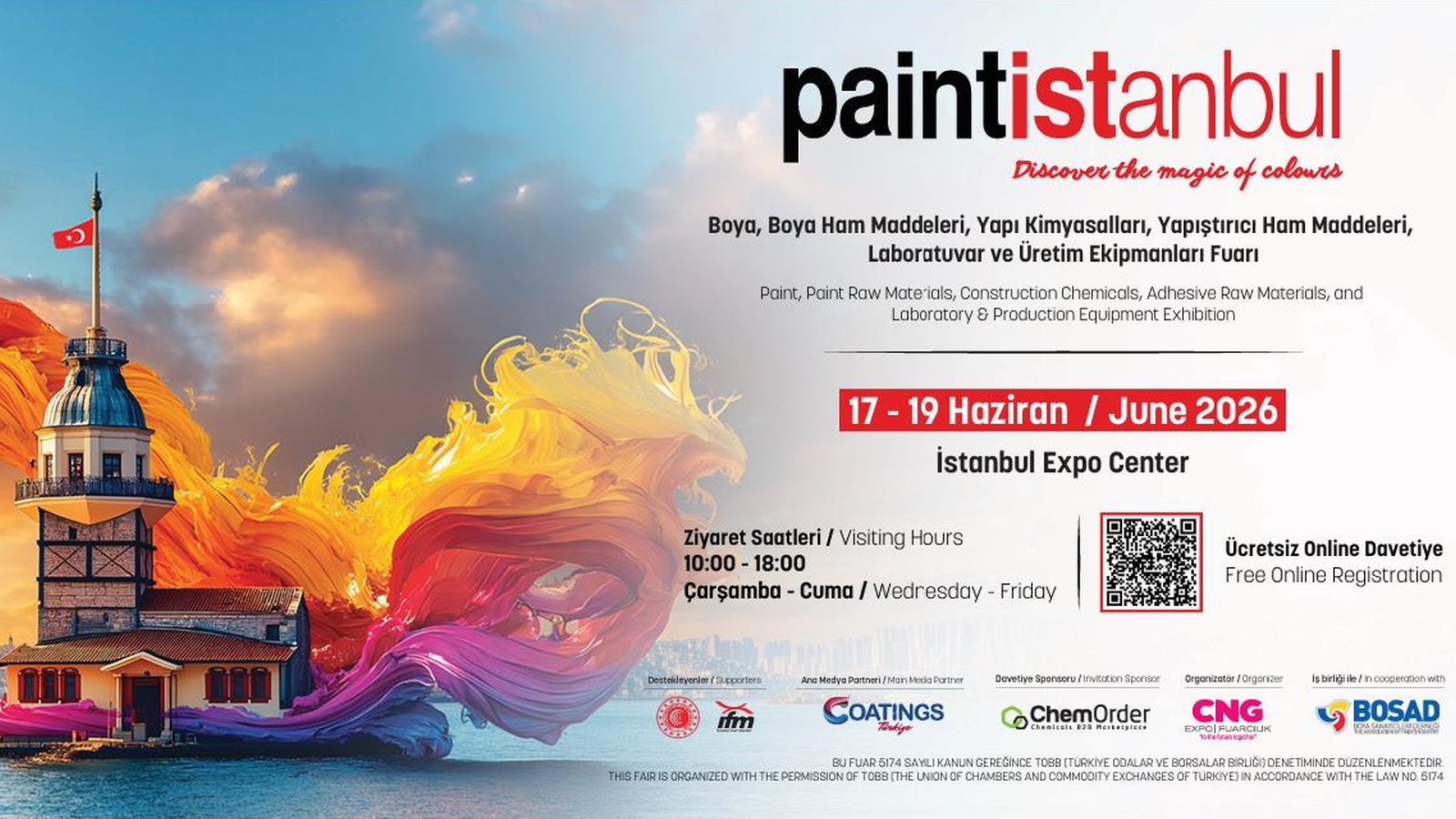 Paintistanbul fuarı için geri sayım başladı