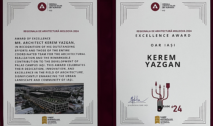 Palas Kampüs Romanya'da Büyük Ödül'e Layık Görüldü Palas Kampüs Romanya'da Büyük Ödül'e Layık Görüldü