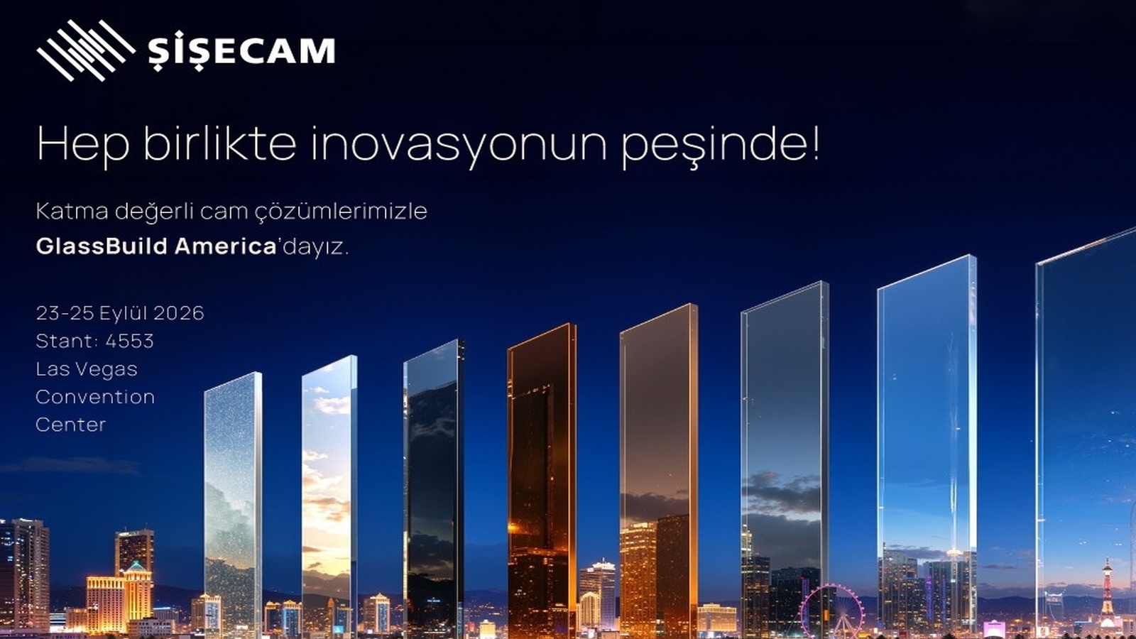 Şişecam GlassBuild America Fuarı'na katılacak