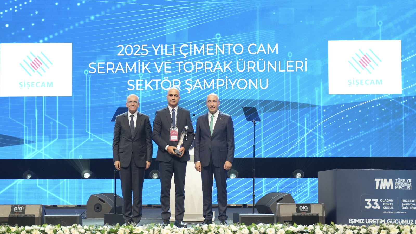 Şişecam "İhracat Şampiyonu" oldu
