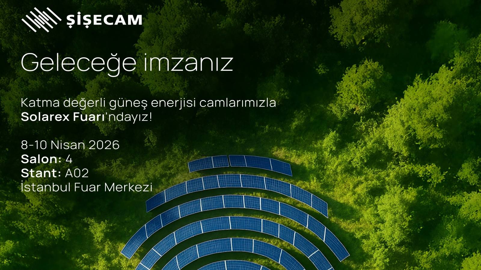 Şişecam Solarex Fuarı'na Katılacak Şişecam Solarex Fuarı'na Katılacak