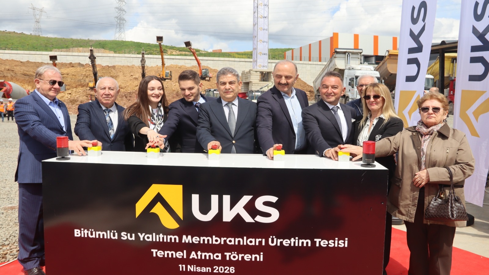 UKS Yapı, bitümlü membran yeni üretim tesisinin temelini attı