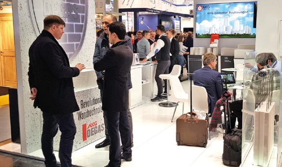 AKG Gazbeton BAU'da Sektör Temsilcileriyle Bir Araya Geldi AKG Gazbeton BAU'da Sektör Temsilcileriyle Bir Araya Geldi