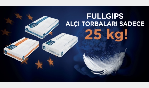 Fullgips Alçı Torbaları "Sadece 25 Kg"