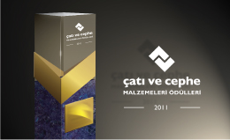 Çatı ve Cephe Malzemeleri Ödülleri 2011 Çatı ve Cephe Malzemeleri Ödülleri 2011