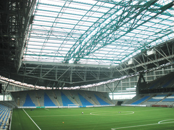 Astana Stadyumu Açılır-Kapanır Çatı Uygulaması Astana Stadyumu Açılır-Kapanır Çatı Uygulaması