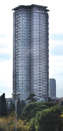 Alpolic A2 Paneller Marriott Otel'in Cephesinde Uygulandı